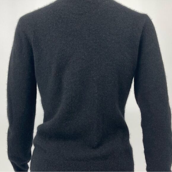 Cashmere Argyle Pattern Button Front Cardigan Size S - Picture 4 of 7